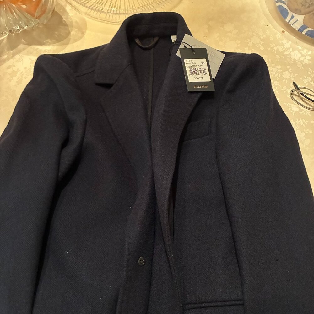 Billy Reid Herringbone Hendrick Overcoat